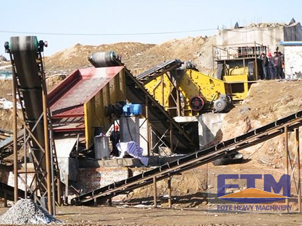 600 tph Granite Crushing Plant in Ghana