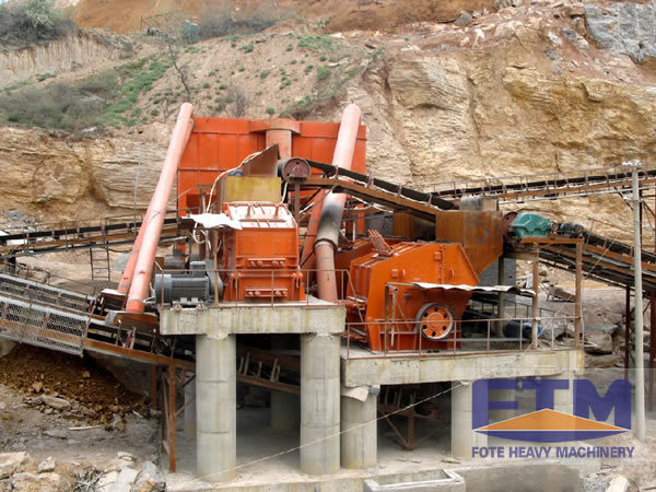 China FTM coal impact crusher 300 tph