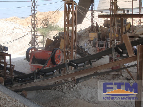 China FTM jaw crusher in India