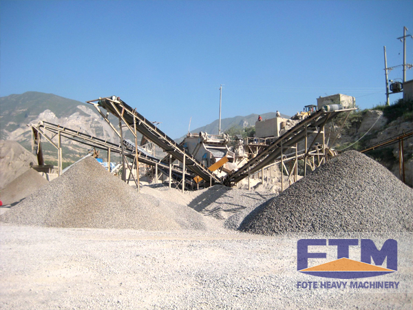 600 tph Granite Crushing Plant in Ghana